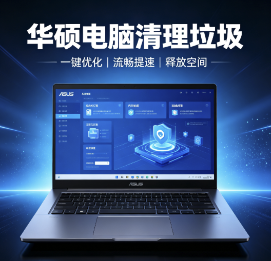 华硕笔记本怎么清理垃圾文件?华硕笔记本深度清理C盘垃圾步骤-侠聚阁资源网